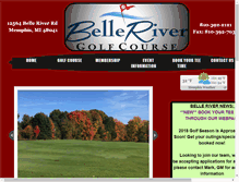 Tablet Screenshot of bellerivergolfcourse.com
